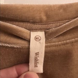 Wishlist brand velvet dress m/l